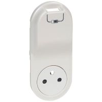 Plakietka gniazda pojedynczego z/u z ładowarką USB, biała, Celiane | 068116 Legrand