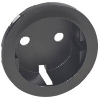 Plakietka do gniazd 2P+Z 16 A, 250 V~ Schuko grafitowa, Celiane | 067931 Legrand