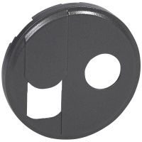 Plakietka gniazd TV + RJ 45 grafitowa, Celiane | 067939 Legrand