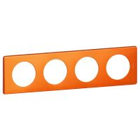 Ramka poczwórna ANODISED Tekstura miedź, Celiane | 068764 Legrand