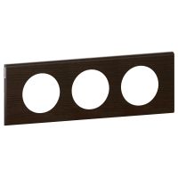 Ramka potrójna drewno wenge, Celiane | 069203 Legrand