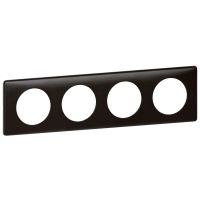 Ramka poczwórna Anodised węgiel, Celiane | 068984 Legrand