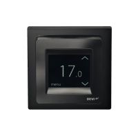 Termostat DEVIreg Touch 220-240V AC 50/60Hz 5st.C–45st/C5st.C–35st.C podłog/powiet IP21 czarny | 140F1069 Danfoss