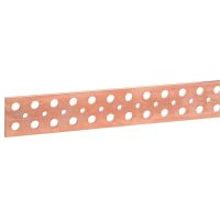 Szyna płaska miedziana z otworami (średnica otworów: 10,5 -6,5mm) 75x5mm, dł. 1750mm, | 037459 Legrand