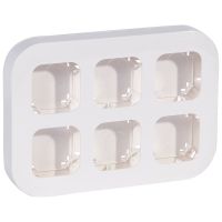 Stacja robocza na 6 mechanizmów, biała, Forix IP20 | 782496 Legrand