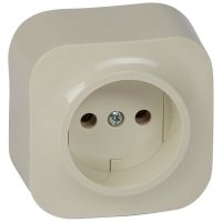 Gniazdo 2P 16 A, 250 V, Forix IP20, kremowe | 782440 Legrand