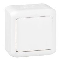 Łącznik schodowy 10AX, biały, Forix IP44 | 782363 Legrand