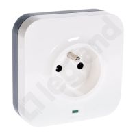 Gniazdo 2P+Z z 2 gniazdami RJ45 | 050670 Legrand