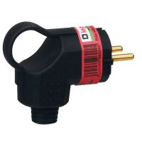 Wtyczka gumowa 2P+Z 16A UNI-Schuko IK08 | 096929 Legrand
