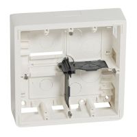 Puszka n/t, głębokość 46mm, 2x5 lub 2x2x2 moduły poziomo, Mosaic | 080274 Legrand