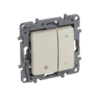 Ściemniacz uniwersalny 400 w 2-przewodowy kremowy Niloe | 665214 Legrand