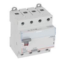 Wyłącznik różnicowo-prądowy P 304 4P 63A 100MA typ A serii DX3 | 411771 Legrand