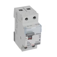 Wyłącznik różnicowo-prądowy P 302 2P 40A 300MA typ A serii TX3 | 411575 Legrand