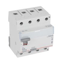 Wyłącznik różnicowo-prądowy P304 4P 63A 300mA typ AC serii TX3 | 411729 Legrand