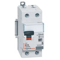 Wyłącznik różnicowo-nadprądowy P312 2P B 10A 30mA typ AC 10kA serii DX3 | 410971 Legrand