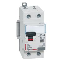 Wyłącznik różnicowo-nadprądowy P312 2P B 16A 30mA typ A serii DX3 10kA | 411288 Legrand