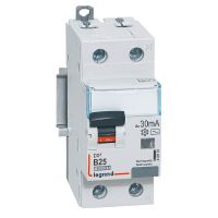 Wyłącznik różnicowo-nadprądowy P 312 2P B 25A 30MA typ AC 10KA serii DX3 | 410974 Legrand
