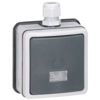 Łącznik zwierny n/t IP66 szary, Plexo | 090462 Legrand