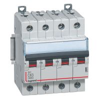 Wyłącznik nadprądowy S304 4P C 63A 6kA serii DX3 | 407934 Legrand