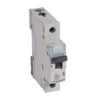 Wyłącznik nadprądowy S 301 1P D 63A 6000A serii TX3 | 403727 Legrand