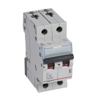Wyłącznik nadprądowy S302 2P C 10A 6kA serii TX3 | 403526 Legrand