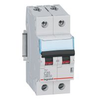 Wyłącznik nadprądowy S302 2P C 20A 6kA serii TX3 | 403529 Legrand