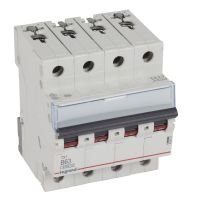 Wyłącznik nadprądowy S304 4P B 63A 6kA serii TX3 | 403423 Legrand