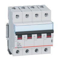 Wyłącznik nadprądowy S304 4P C 20A 6kA serii TX3 | 403563 Legrand