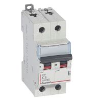 Wyłącznik nadprądowy S 312 2P C 6A 10000A serii DX3 | 409199 Legrand