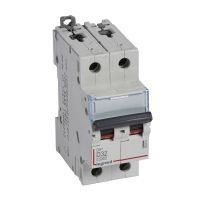 Wyłącznik nadprądowy S312 2P D 32A 10000A serii DX3 | 409454 Legrand