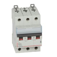 Wyłącznik nadprądowy S313 3P B 20A 10kA serii DX3 | 408992 Legrand