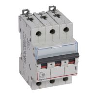 Wyłącznik nadprądowy S 313 3P D 10A 10000A serii DX3 | 409497 Legrand
