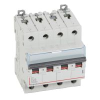 Wyłącznik nadprądowy S314 4P C 25A 10000A serii DX3 | 409338 Legrand