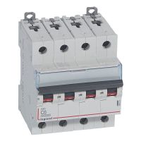 Wyłącznik nadprądowy S314 4P C 6A 10000A serii DX3 | 409333 Legrand