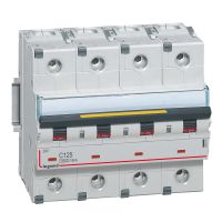 Wyłącznik nadprądowy S314 4P C 125A 10kA serii DX3 | 409364 Legrand