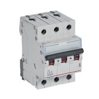 Wyłącznik nadprądowy S313 3P C 0,5A 10000A serii TX3 | 404213 Legrand