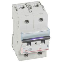 Wyłącznik nadprądowy S322 C10 2P 10 A 50KA DX3 | 410147 Legrand
