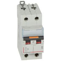 Wyłącznik nadprądowy S322 C16 2P 16 A 25KA DX3 | 409768 Legrand