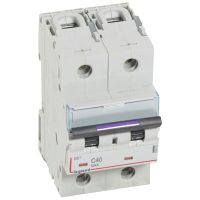 Wyłącznik nadprądowy S322 C40 2P 40 A 50KA DX3 | 410152 Legrand