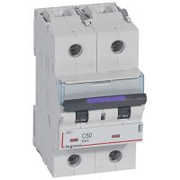 Wyłącznik nadprądowy S322 C50 2P 50 A 50KA DX3 | 410153 Legrand