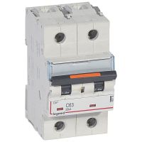 Wyłącznik nadprądowy S322 C63 2P 63 A 25KA DX3 | 409774 Legrand