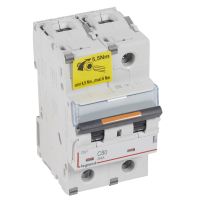 Wyłącznik nadprądowy S322 2P C 80A 25kA serii DX3 | 409775 Legrand