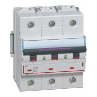 Wyłącznik nadprądowy S323 C32 3P 32 A 50KA DX3 | 410164 Legrand
