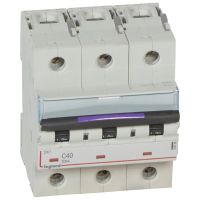 Wyłącznik nadprądowy S323 C40 3P 40 A 50KA DX3 | 410165 Legrand