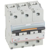 Wyłącznik nadprądowy S323 3P C 80A 25kA serii DX3 | 409788 Legrand