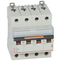 Wyłącznik nadprądowy S324 C16 4P 16 A 25KA DX3 | 409794 Legrand