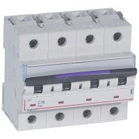 Wyłącznik nadprądowy S324 C16 4P 16 A 50KA DX3 | 410174 Legrand