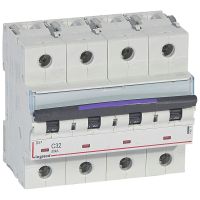 Wyłącznik nadprądowy S324 C32 4P 32 A 50KA DX3 | 410177 Legrand