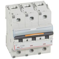 Wyłącznik nadprądowy S323 3P C 100A 25kA serii DX3 | 409789 Legrand