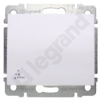 Przycisk pojedynczy 10A, IP44, arctic, Sistena Life | 771023 Legrand